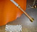4ft B and W 24 plait Custom Bull handle overlay removed